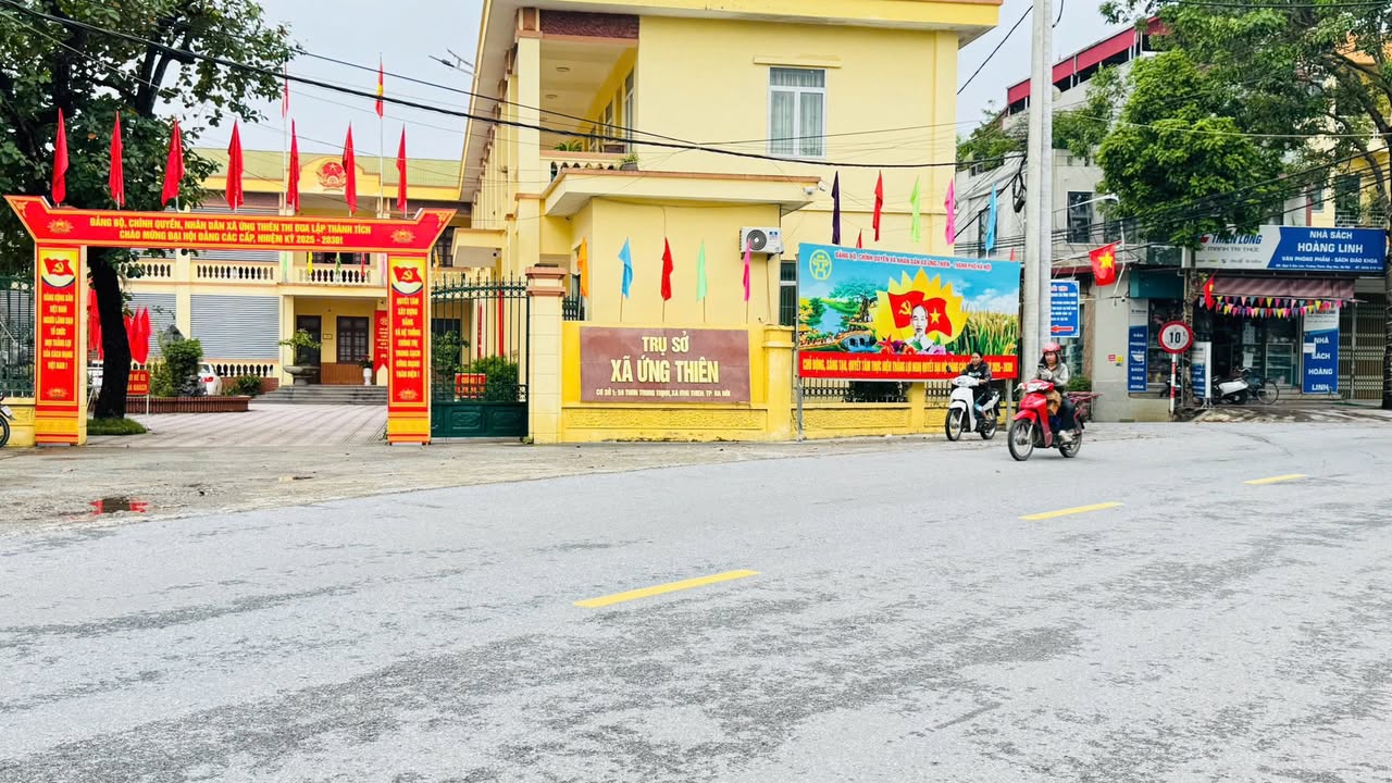 Lô đất lô góc 75.4m² tại Xã Ứng Thiên - Giá 2.337 tỷ - Gần trường học và tỉnh lộ