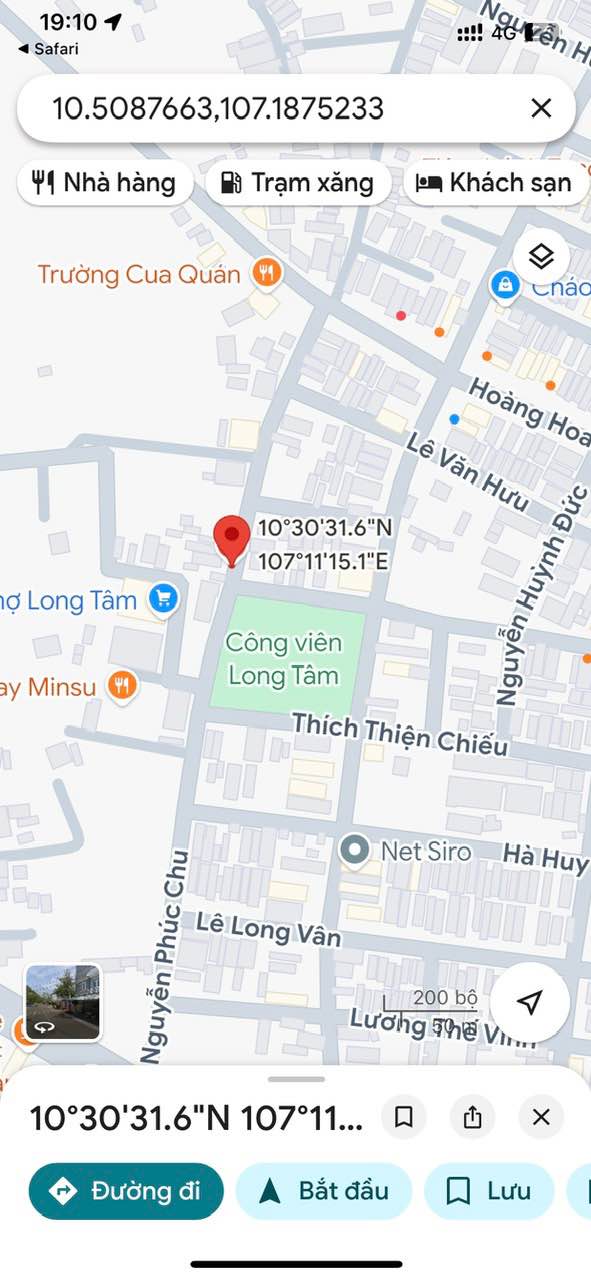 Đất mặt tiền Nguyễn Phúc Chu, Bà Rịa 84m² giá chỉ 2.55 tỷ - Vị trí kinh doanh đắc địa!