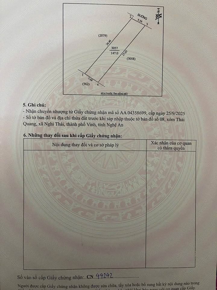 Đất nền phường Hưng Lộc, TP Vinh 147m² - Tiện ích đa dạng, giá thỏa thuận!