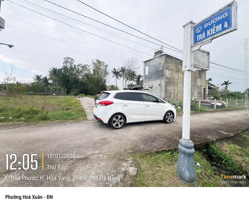 Lô đất biệt thự Trà Kiểm, Hòa Phước 120m² giá 1.6 tỷ - Cơ hội đầu tư hấp dẫn!