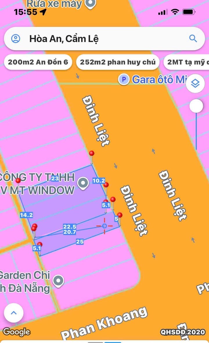 Đất bán Đinh Liệt, Cẩm Lệ, Đà Nẵng 486m² giá 24 tỷ - Cơ hội đầu tư sinh lời!