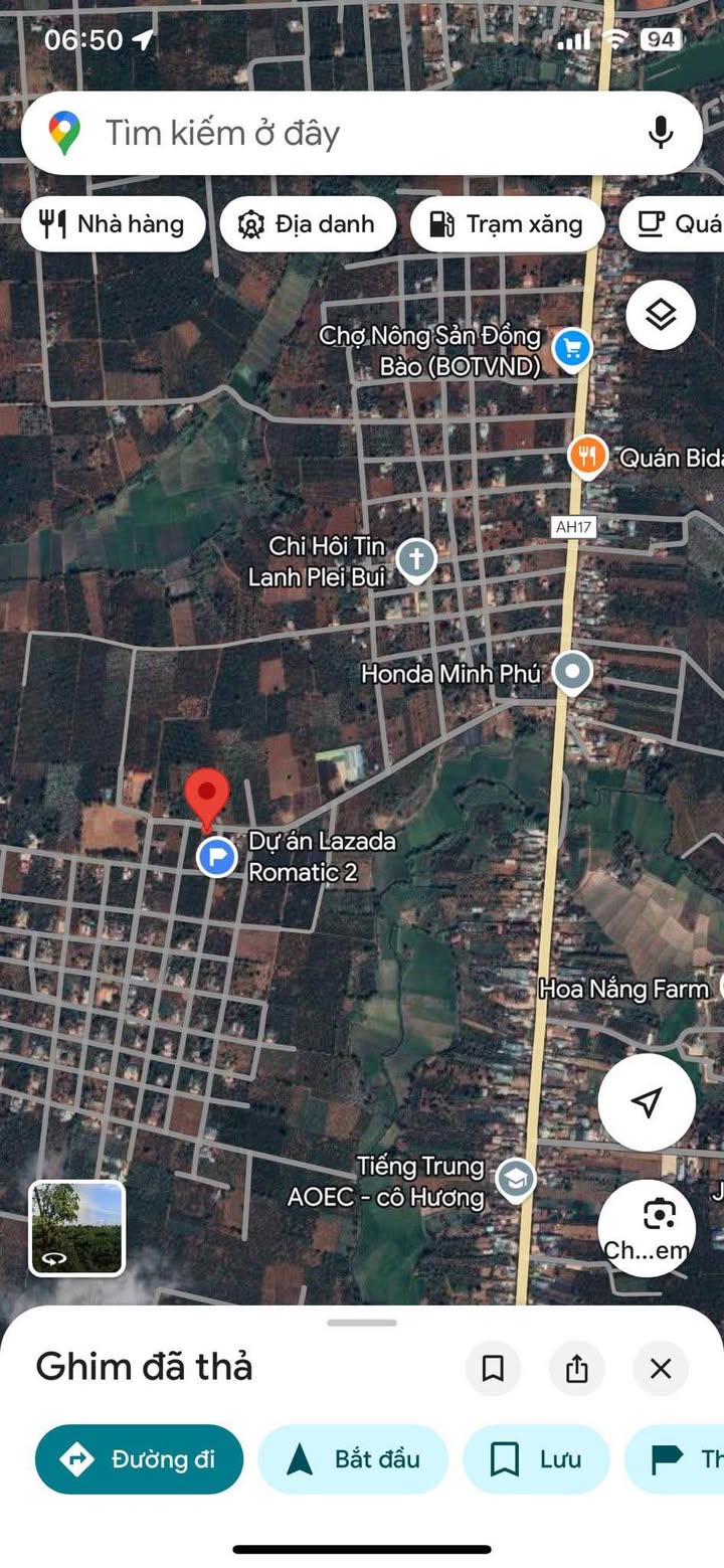 Đất nền xã Biển Hồ 250m² chỉ 5xx triệu - Đầu tư sinh lời ngay!