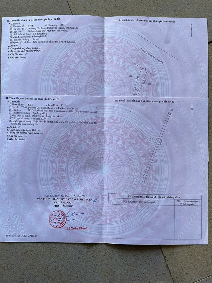 Đất mặt tiền Lý Chính Thắng, TP Pleiku 1.4 tỷ - Cơ hội đầu tư hấp dẫn!