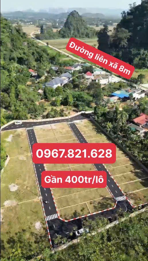 Đất nền Cao Dương Lương Sơn 70m² giá 365 triệu - Sổ đỏ chính chủ, tiện ích đầy đủ!