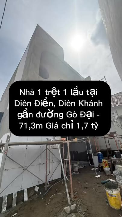 Nhà mới xây Diên Khánh 71.3m² giá 1.7 tỷ - Sẵn sàng dọn vào ở ngay!