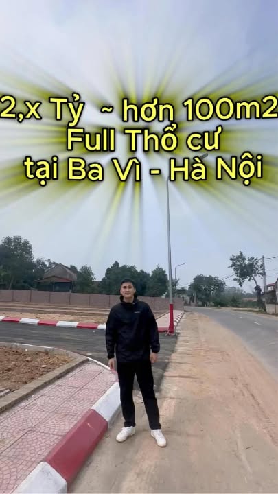 Đất thổ cư Cẩm An, Cẩm Lĩnh, Ba Vì 100m² - Chính chủ, giá nhỉnh 2 tỷ!