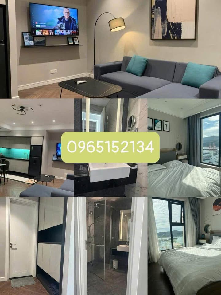 Căn hộ Altara Quy Nhơn 2PN 2WC giá 6.5 triệu - Full nội thất cao cấp, view đẹp!