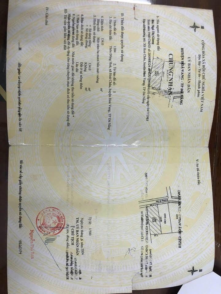 Lô đất 130m² Đông Hòa, Hòa Xuân, Đà Nẵng giá 2.85 tỷ - Đầu tư sinh lời hấp dẫn!