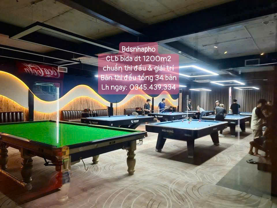 CLB Bida Chuyên Nghiệp 1200m² tại Trung tâm Núi Thành - Mô hình đầu tư hoàn hảo!