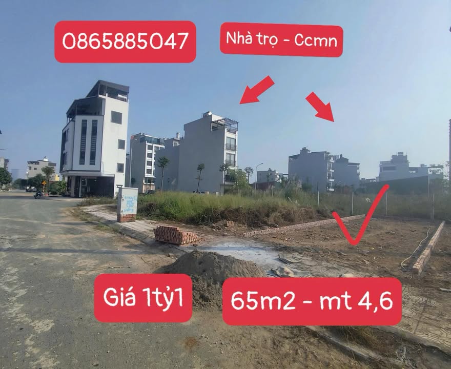 Đất nền khu đô thị mới Phú Thịnh 65m² giá 1.1 tỷ - Cơ hội đầu tư hấp dẫn!