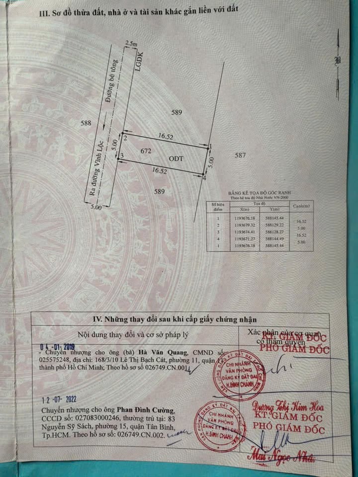 Lô Đất Thổ Cư Bán Gấp Tại Bình Chánh 82.6m² - Sổ Hồng Riêng, Giá 2.75 Tỷ