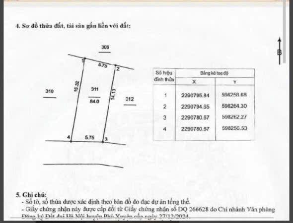 Đất thổ cư An Bình Bạch Hạ 84m² - Đầu tư sinh lời hấp dẫn!