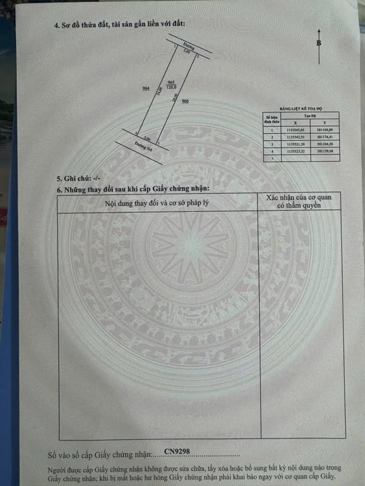 Đất nền Tái định cư Phú Thuận, Bình Đại, Bến Tre 120m² giá 535 triệu - Sẵn sàng cho đầu tư!