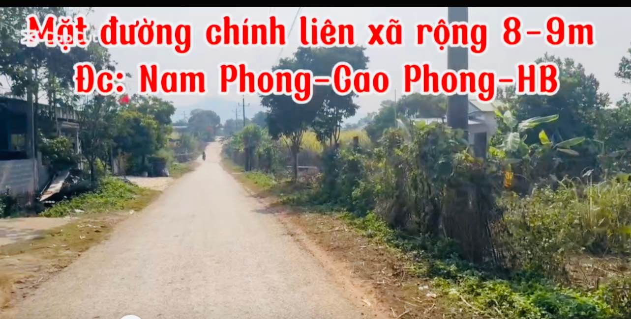 Đất nền Nam Phong, Cao Phong 137m² giá chỉ 300 triệu - Cơ hội đầu tư hấp dẫn!
