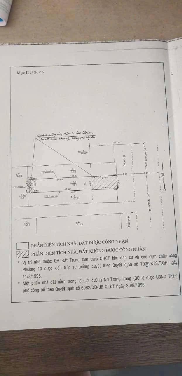 Nhà mặt tiền Nơ Trang Long, Bình Thạnh 104m² giá 17.5 tỷ - Đang cho thuê với lợi nhuận cao!