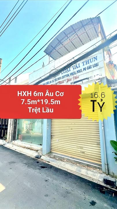Bán nhà HXH 6m Âu Cơ Tân Bình 146m² giá 16.6 tỷ - Sẵn sàng thương lượng!