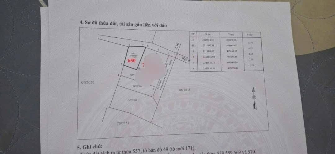 FrontHouse Phố Sen Quảng Yên 76m² giá 650 triệu - Ô tô vào tận nơi!