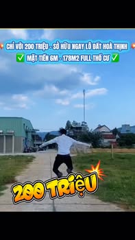 Đất nền Hòa Thịnh, Tây Hòa, 150m² giá 200 triệu - Cơ hội đầu tư hấp dẫn!