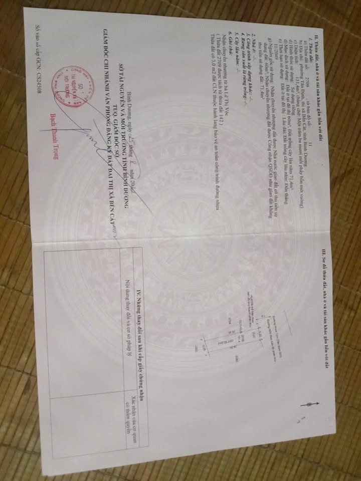 Đất nền KP4 Tân Định 120m² giá 1 tỷ - Mặt tiền đường Chùa Tổ thuận lợi!