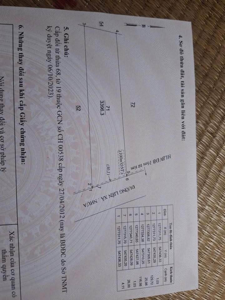 Đất thổ cư Đường Nhựa Liên Xã Hớn Quản 3900m² giá 3 tỷ - Cơ hội đầu tư tuyệt vời!