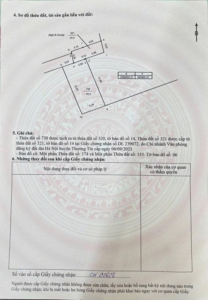 Đất nền xã Chương Dương 80m² giá 3.72 tỷ - Vị trí đắc địa ngay trung tâm