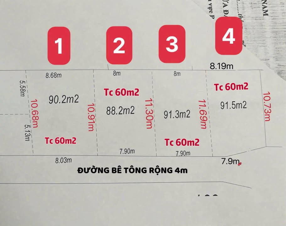 Đất nền hẻm 155 Nguyễn Lương Bằng - Diện tích rộng 90m² chỉ 2.5 tỷ - Sổ hồng chính chủ!