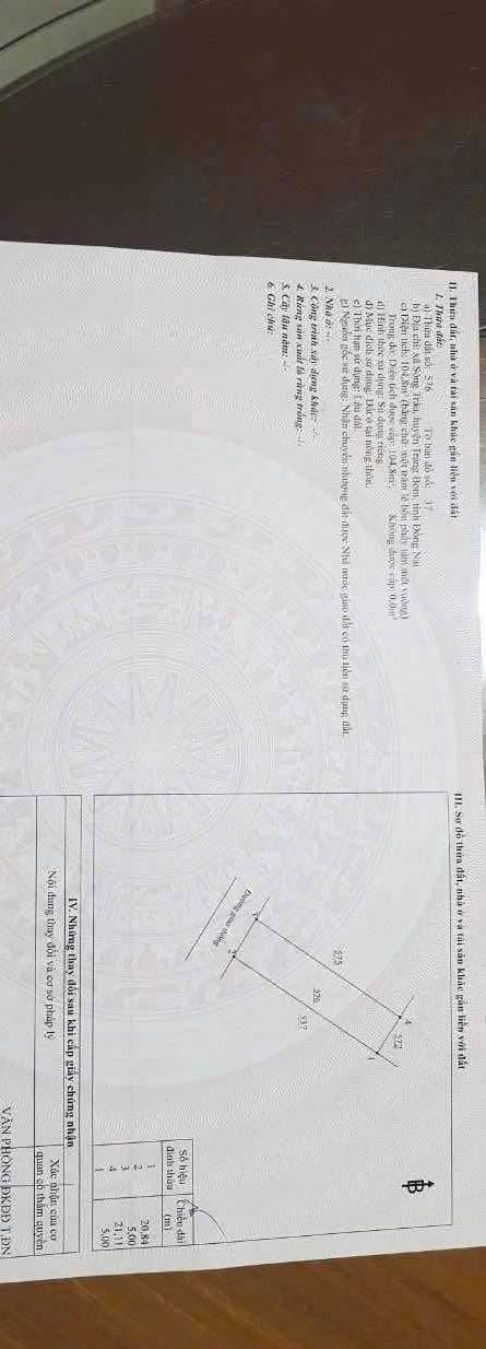 Đất nền Sông Trầu Trảng Bom 100m² giá 1.2 tỷ - Sổ riêng thổ cư chính chủ!