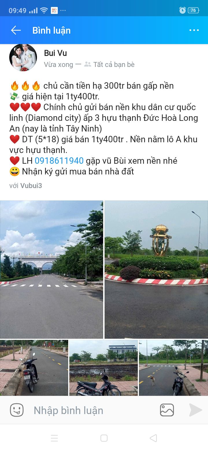 Đất nền 90m² khu dân cư Quốc Linh, Đức Hòa, 1.4 tỷ - Chính chủ cần bán gấp!