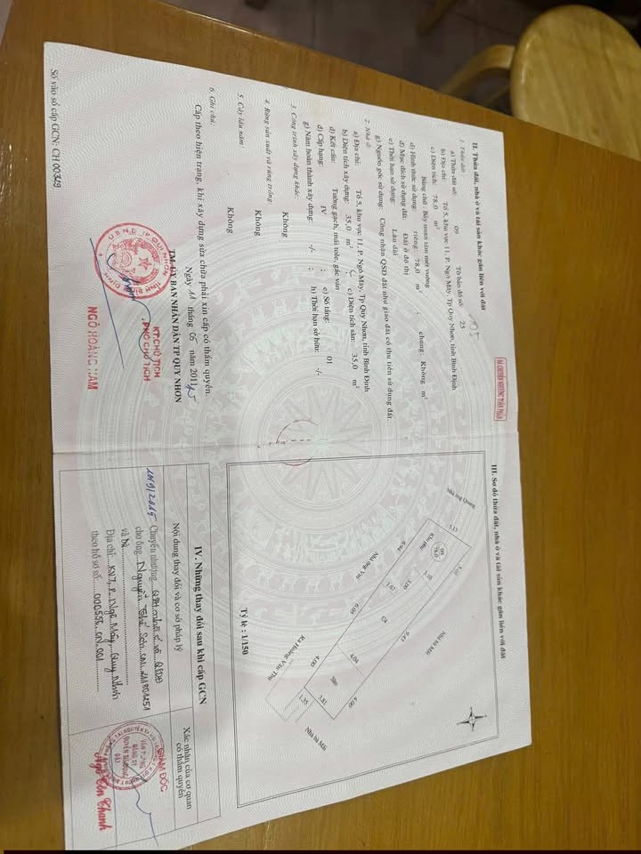 Đất tặng nhà cấp 4 tại Hoàng Văn Thụ, Quy Nhơn 78m² giá 2.65 tỷ - Đầu tư lý tưởng!