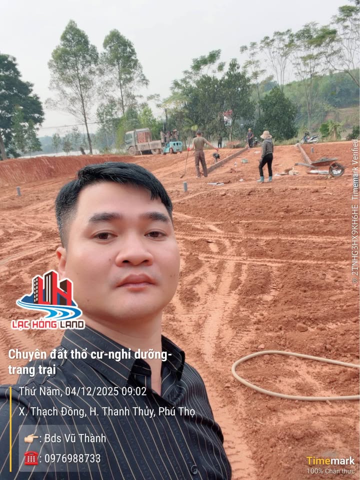 Đất nền Thạch Đồng, Thanh Thuỷ 100m² giá chỉ 400 triệu - View hồ thoáng mát!