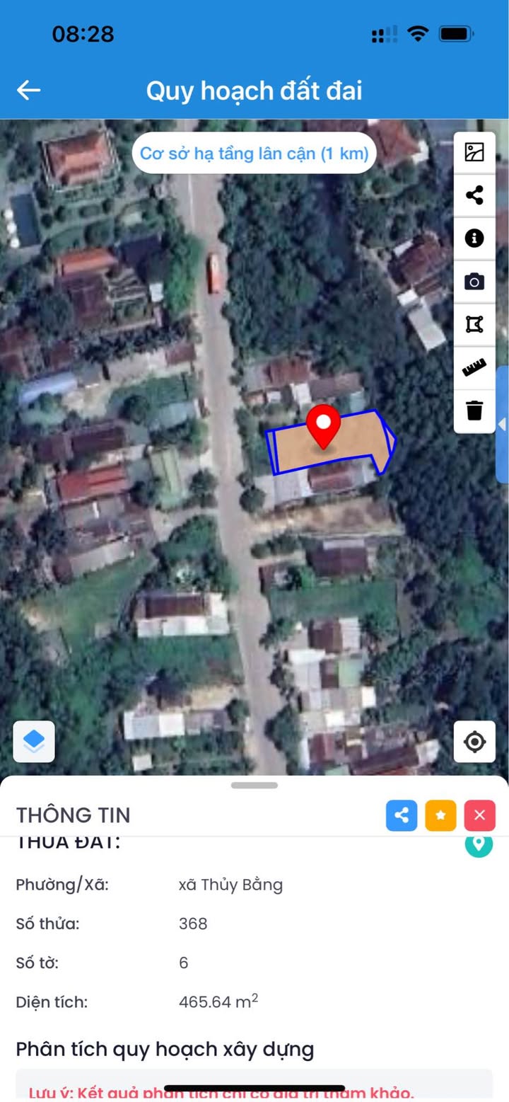 Bán đất mặt tiền đường Đại Nam, Thủy Bằng, Hương Thủy 466m² - Tiềm năng đầu tư lớn!