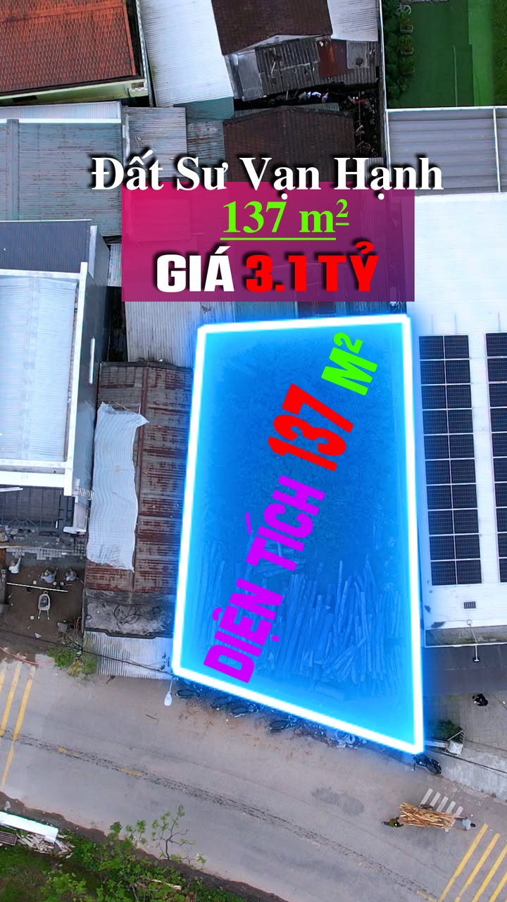 Đất mặt tiền Đường Sư Vạn Hạnh, Huế 137m² giá 3.1 tỷ - Đầu tư sinh lời ngay!