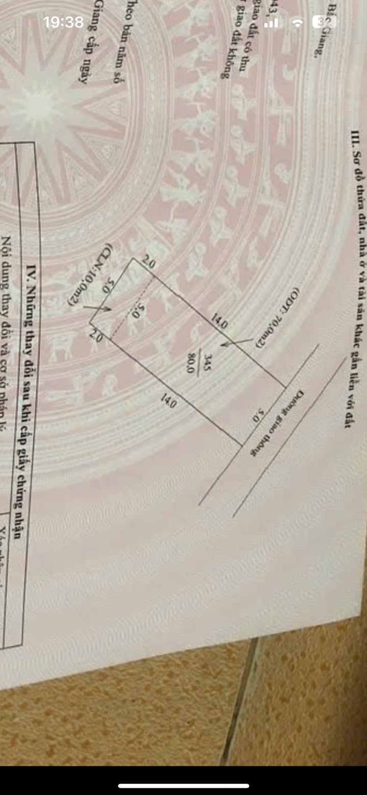 Đất nền tại phường Thọ Xương, TP Bắc Giang 80m² giá chỉ 2 tỷ - Đầu tư sinh lời lý tưởng!