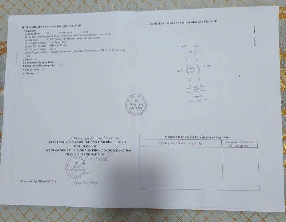 Đất thổ cư 199m² KDC Tương Bình Hiệp, TP HCM giá 3 tỷ - Hạ tầng hoàn thiện, tiện ích đầy đủ!