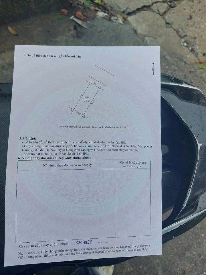 Đất đấu giá X5 Du Nội, Đông Anh 75m² - Vị trí vàng đầu tư sinh lời