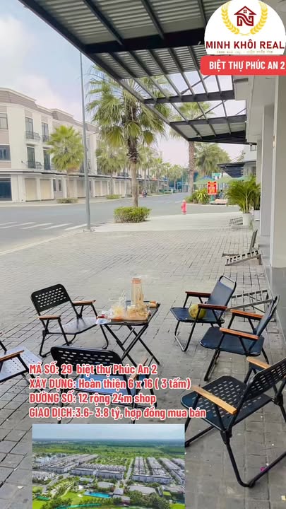 Biệt thự Phúc An 2, Đức Hòa, Long An - 96m² giá 3.6 tỷ - Đầu tư sinh lời ngay!