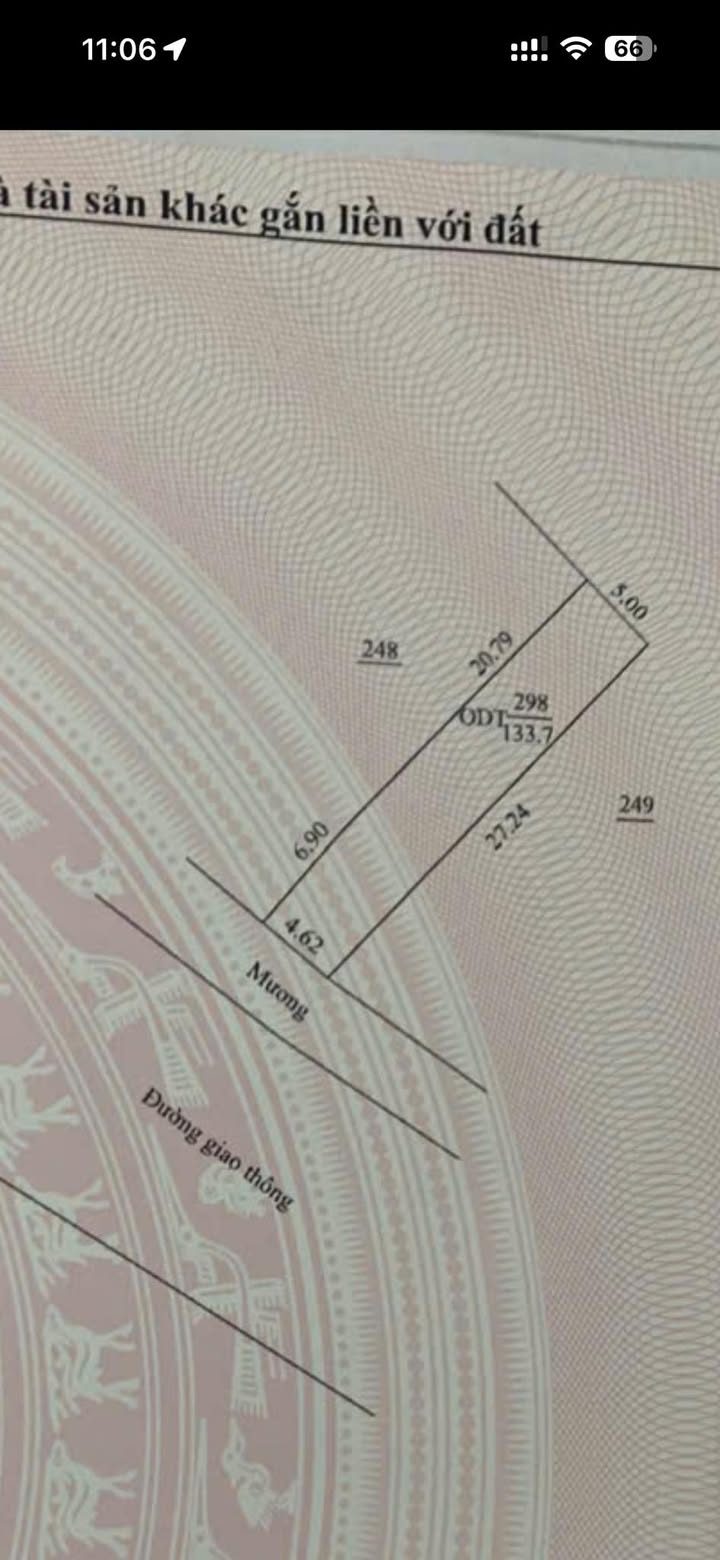 Đất nền Gò Móc Tân Thịnh 133m² giá 1 tỷ - Cơ hội đầu tư sinh lời!