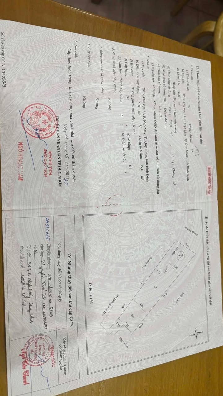 Đất nền Hoàng Văn Thụ, Quy Nhơn 78m² giá 2.65 tỷ - Pháp lý rõ ràng, sẵn sàng xây dựng!