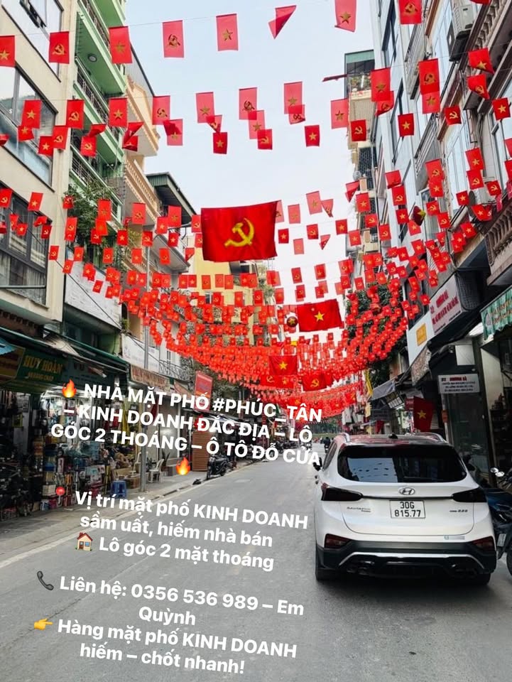 Nhà mặt phố Phúc Tân 40m² giá 9.7 tỷ - Kinh doanh đắc địa, lô góc thoáng đãng!