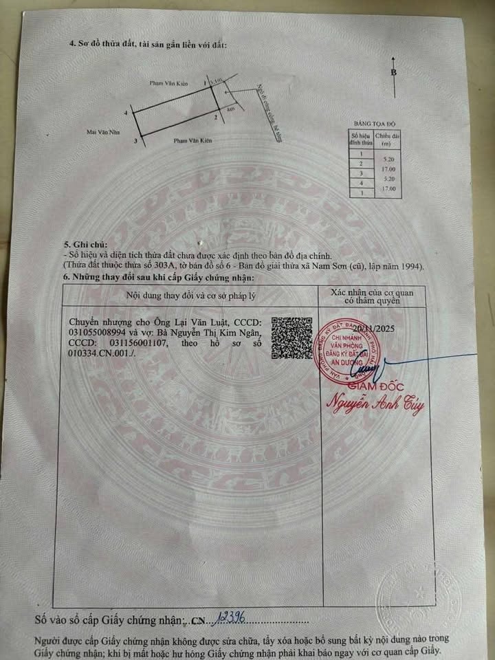 Đất nền Lương Quán, Nam Sơn, An Dương 88m² - Giá thỏa thuận, vị trí đắc địa!