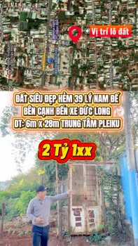 Đất nền Hẻm 39 Lý Nam Đế Pleiku 168m² giá 2.1 tỷ - Tiện ích đầy đủ, chính chủ bán!