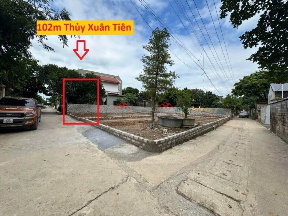 Đất mặt đường liên xã Thủy Xuân Tiên 102m² giá 2 tỷ - Cơ hội hiếm có cho đầu tư!