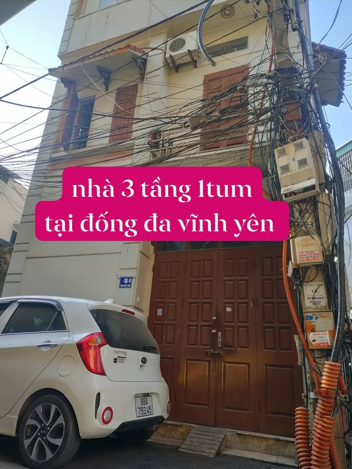Nhà 3 Tầng Đường Trần Quốc Tuấn, Đống Đa, Vĩnh Yên - Cho Thuê 3 Triệu Tháng!