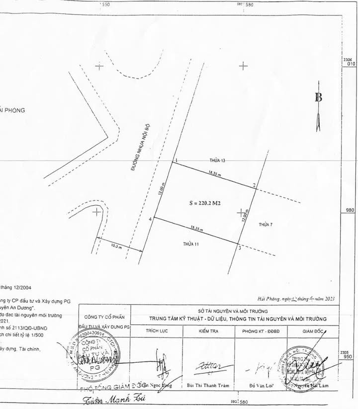 Đất nền An Đồng, An Dương 2200m² - Vị trí đẹp, giao dịch thỏa thuận!