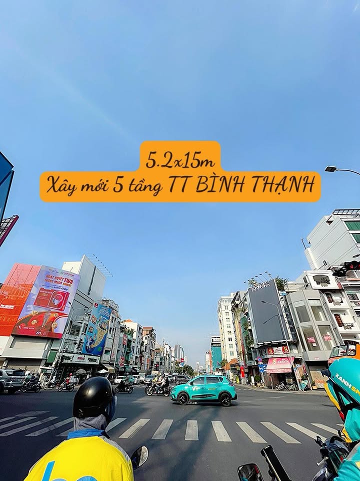 Nhà riêng 5 tầng Nơ Trang Long, Bình Thạnh 78m² giá 9 tỷ - Sổ riêng chính chủ!