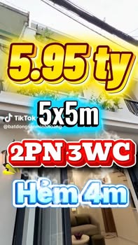 Nhà phố Vạn Kiếp, Bình Thạnh 25m² giá 5.95 tỷ - Sổ hồng hoàn công, full nội thất mới!