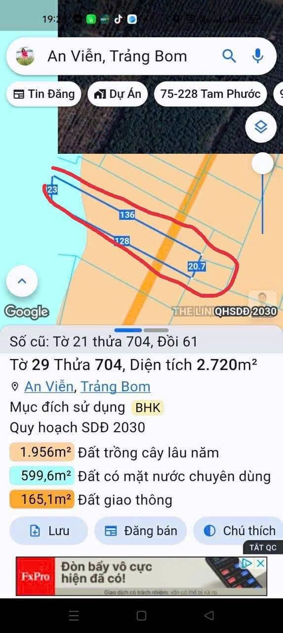 Đất nền 3200m² tại Phường Bửu Hòa, Biên Hòa - Giá chỉ 2.56 tỷ, cơ hội đầu tư hấp dẫn!