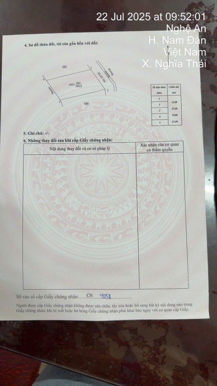 Đất thổ cư xóm Hồng Sơn, Nghĩa Thái, 384m² giá 2.2 tỷ - Cơ hội đầu tư hấp dẫn!