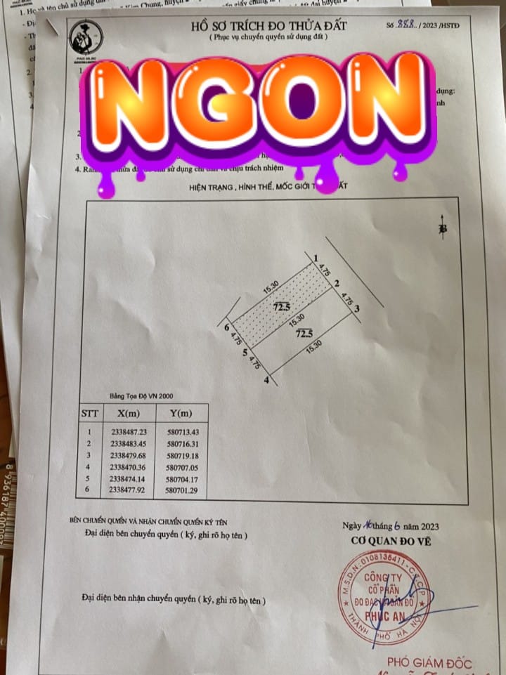 Đất nền Thôn Nhuế, Kim Chung, Đông Anh 145m² - Đầu tư sinh lời ngay!