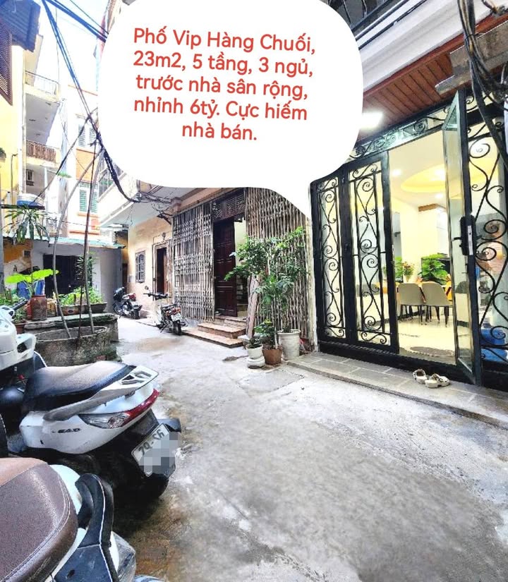 Nhà riêng Hàng Chuối, 23m² giá 6 tỷ - Cơ hội hiếm có tại phố cổ!